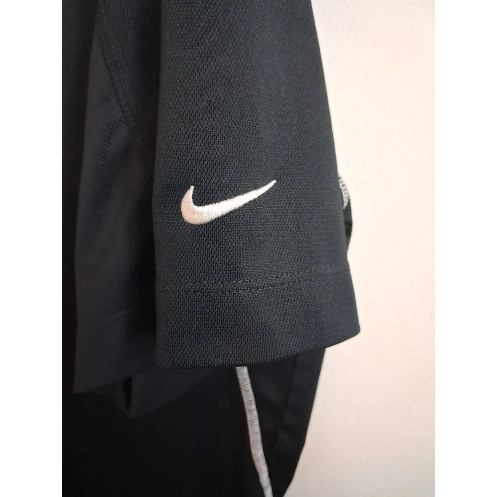 Nike Golf Dri-Fit Polo Mens Large Black PGA Sawgrass 